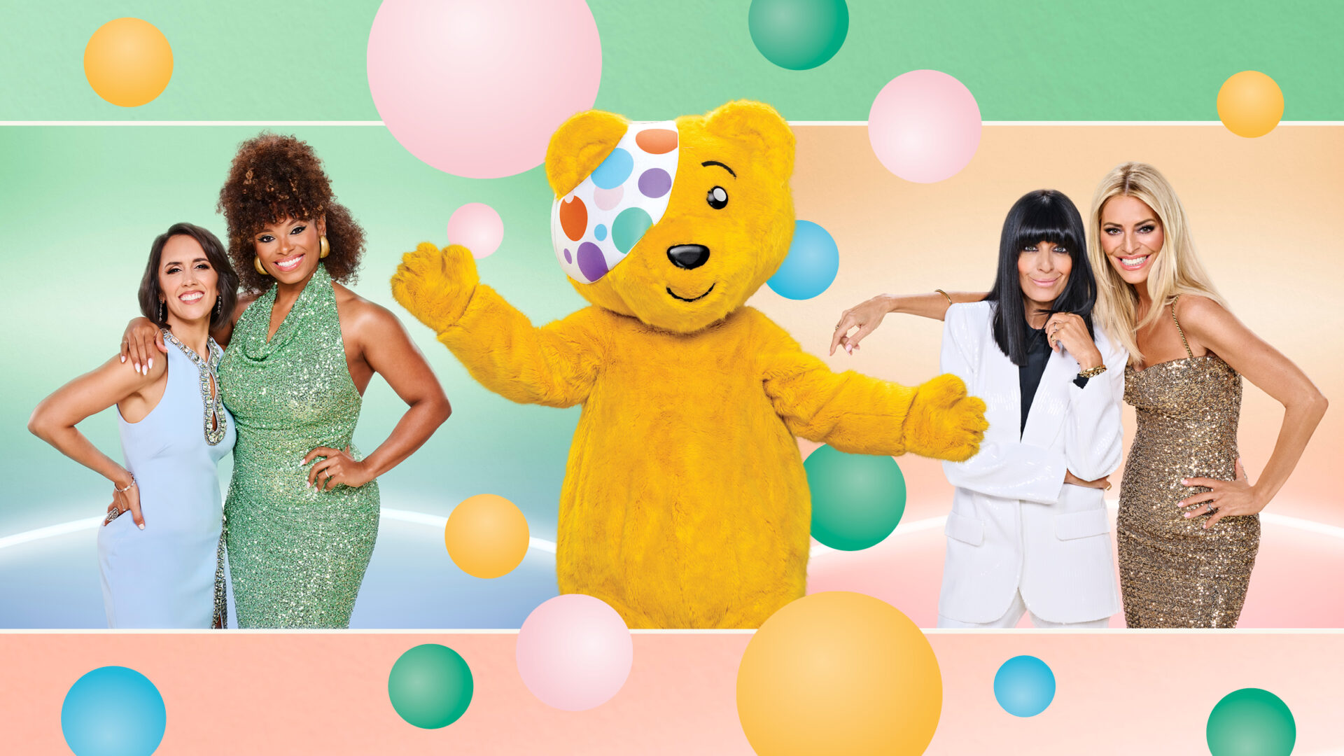 The presenters of strictly come dancing and pudsey