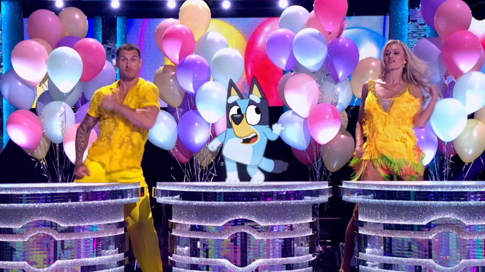 Bluey dancing with the stars of Strictly